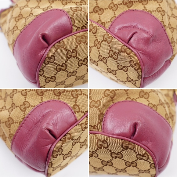 AQ28❤️ GUCCI Monogram Sukey Top Handle Satchel - Picture 12 of 15